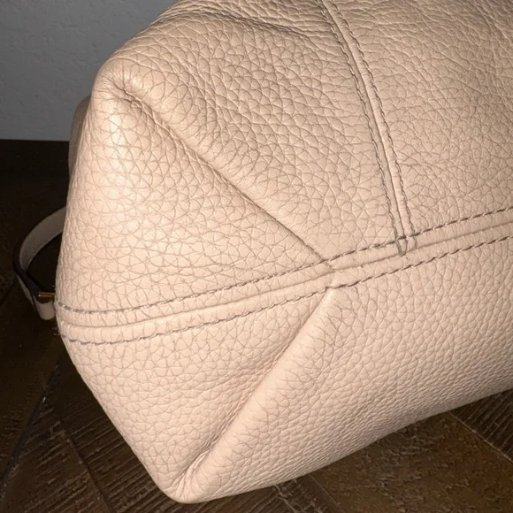 Michael Kors Jet Set Chain Shoulder Tote Nude Blush Leather - Picture 8 of 11